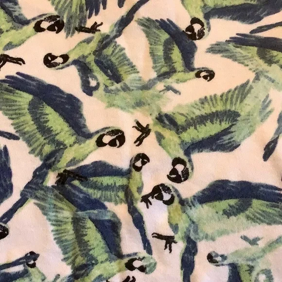 Tropical Parrots Long Sleeved Tee Shirt Plus Size 2X Karen Scott Resale - Picture 8 of 14